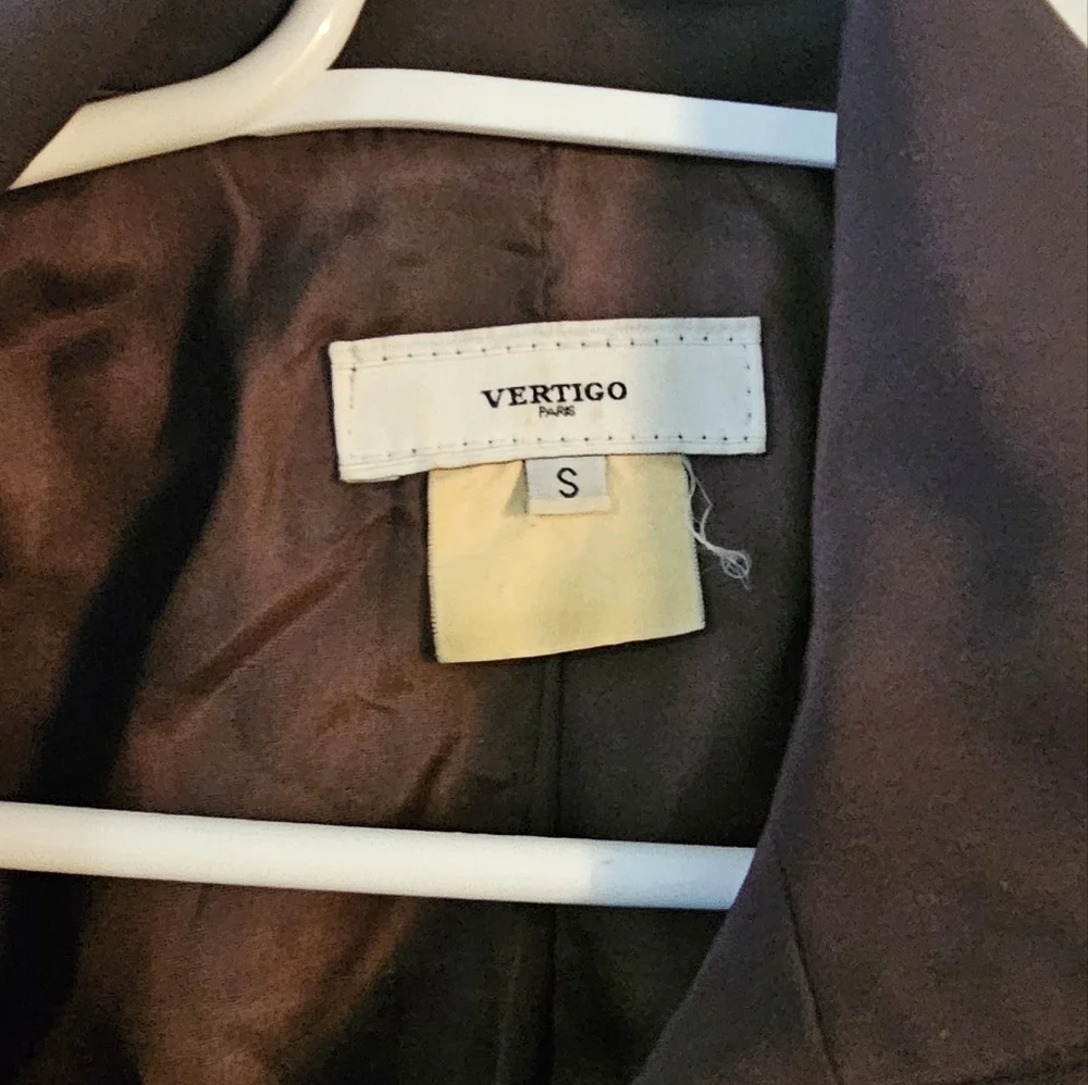 VERTIGO Brown Women's Jacket SIZE S